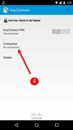 بخش Connection